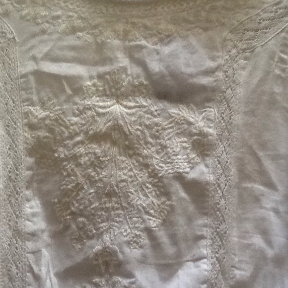 Free People Lace Tunic Top 100% Cotton Sz 2 NWT - Picture 3 of 9